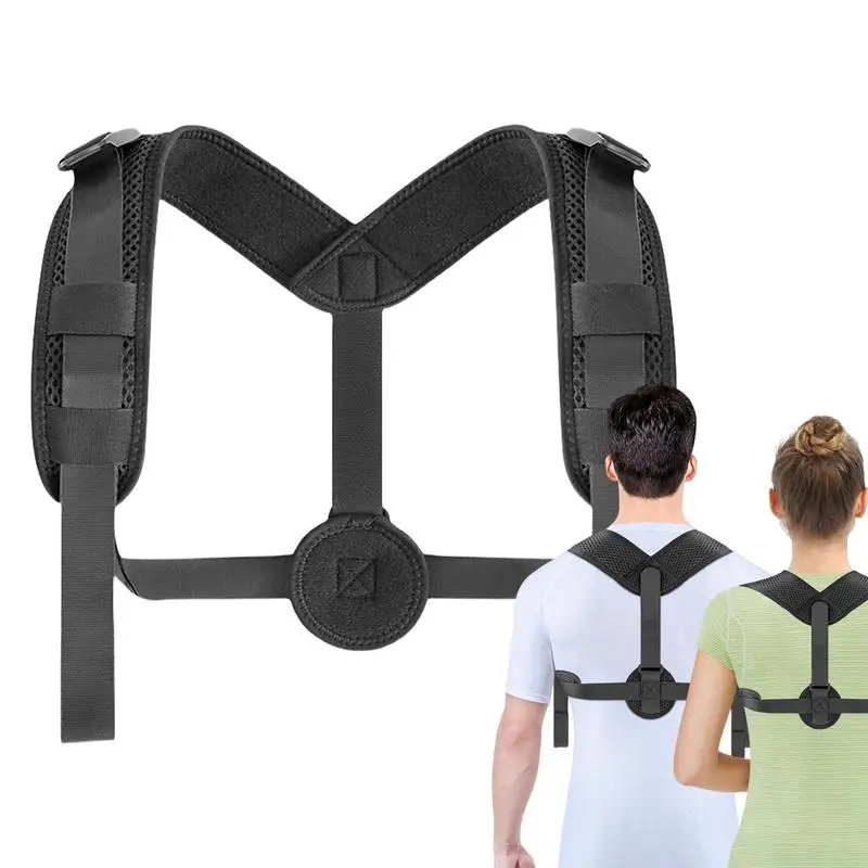 

Adjustable Posture Corrector Breathable Upper Back Brace Back Support Straightener for Neck Shoulder Clavicle Lumbar Pain Relief