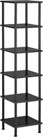 Hoobro 6-Tier Corner Shelf, Corner Square Rack Display Shelf, Tall Storage Rack Plant Stand, Corner Bookcase For Small Spaces, 1