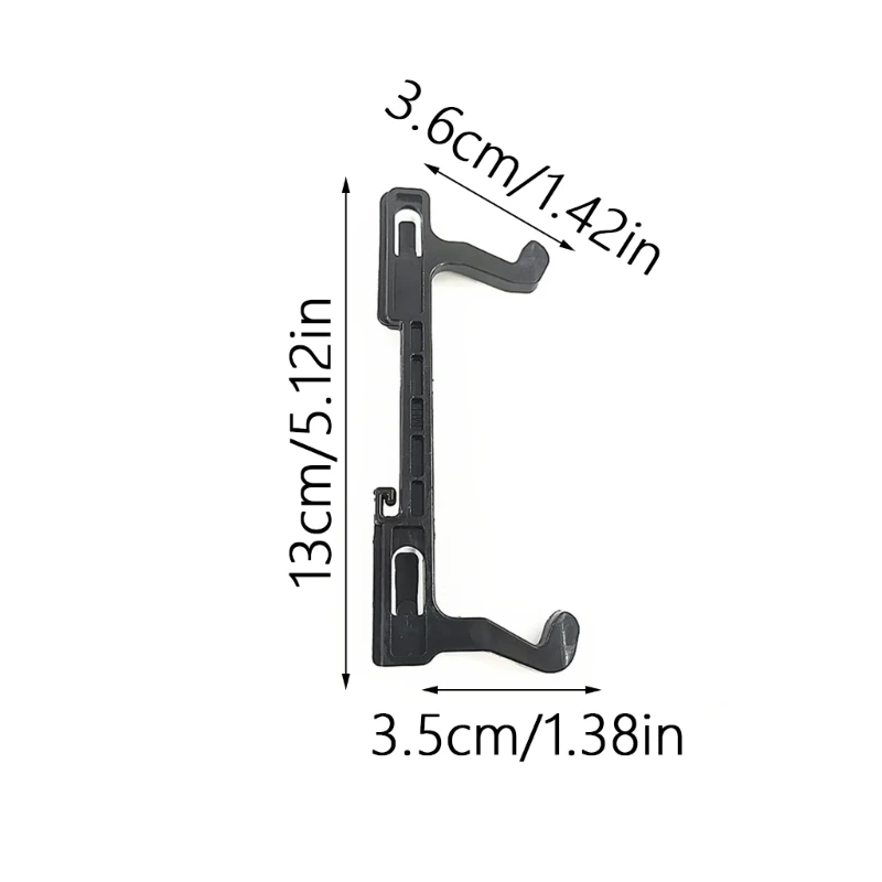 Microwave Door Catch Kitchen Appliance Hook Accessory Microwave Door Switchs Replacement Part Plastic Texture