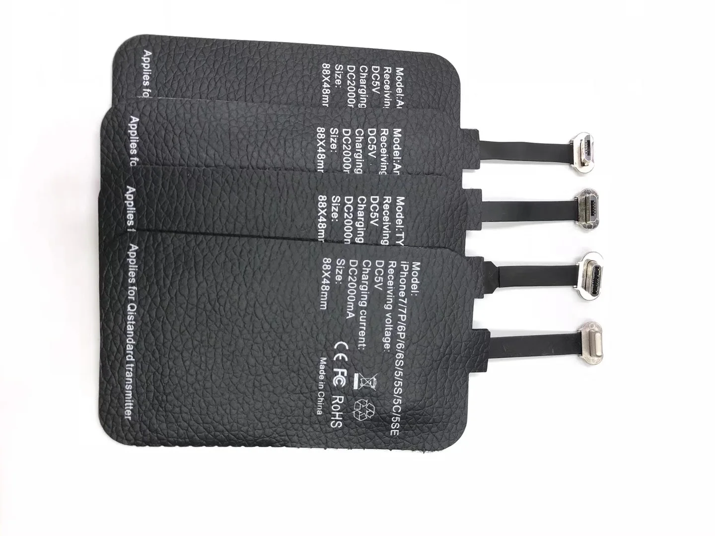 Max 10W 5V Wireless Charging Receiver Coil Universal Type-C Micro USB for iPhone 5 6 7 Samsung A53 5G Xiaomi Poco X6 Poco X3 wireless charging receiver coil