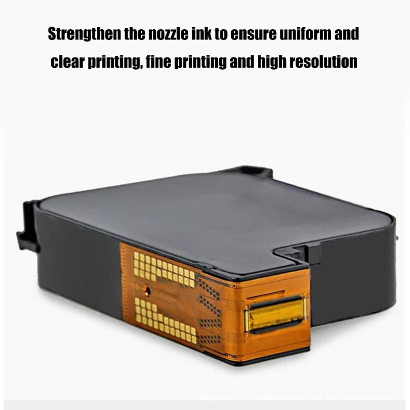 BT2580P Black Inkjet Cartridge Replacement for Date, Barcode, Batch Number Printing on Various Surfaces Compatible Q1JF