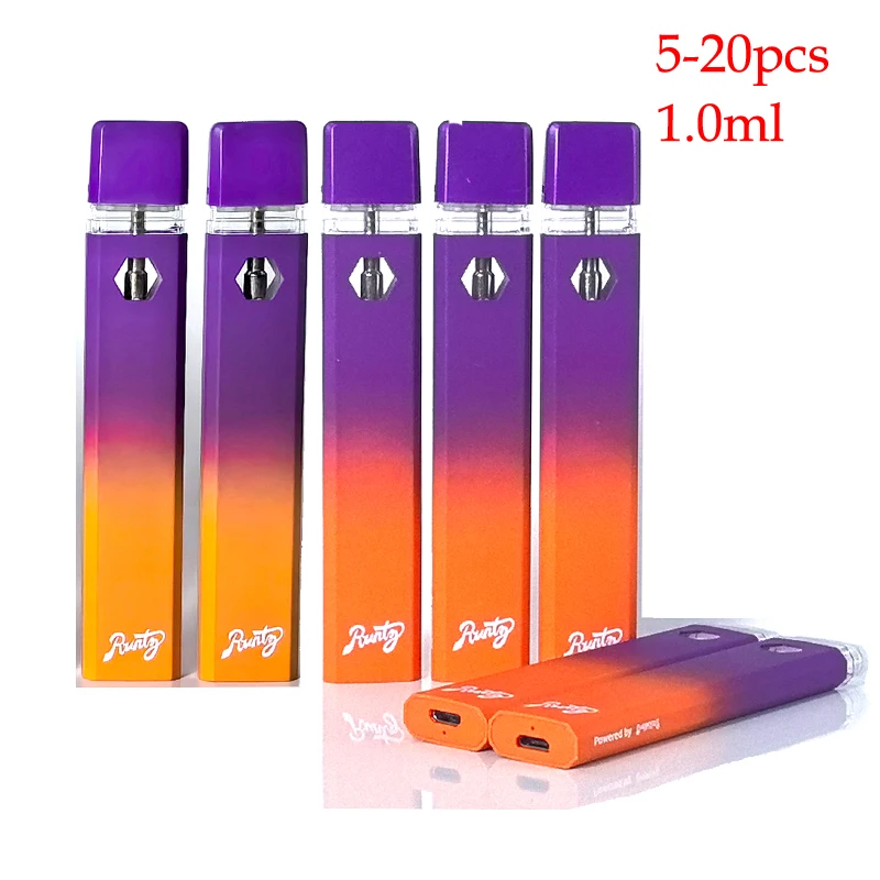 5-20Pcs Dabwoods Runtz X Litty Vape Pen 1.0Ml Pod 280Mah Batteria Ricaricabile Kit Vaporizzatore Monouso Vuoto Per Olio Denso