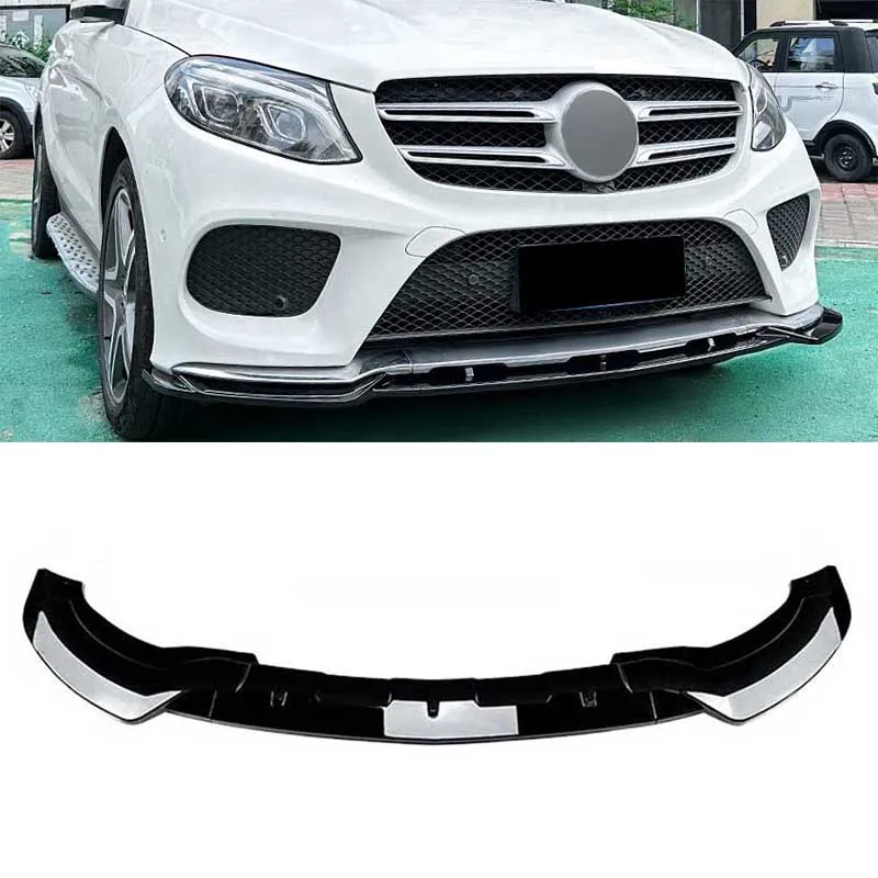 

For Mercedes-Benz GLE-Class W166 GLE Coupe C292 AMG 2015-2018 Front Bumper Spoiler Lip Lower Body Kit Diffuser Splitter Tuning