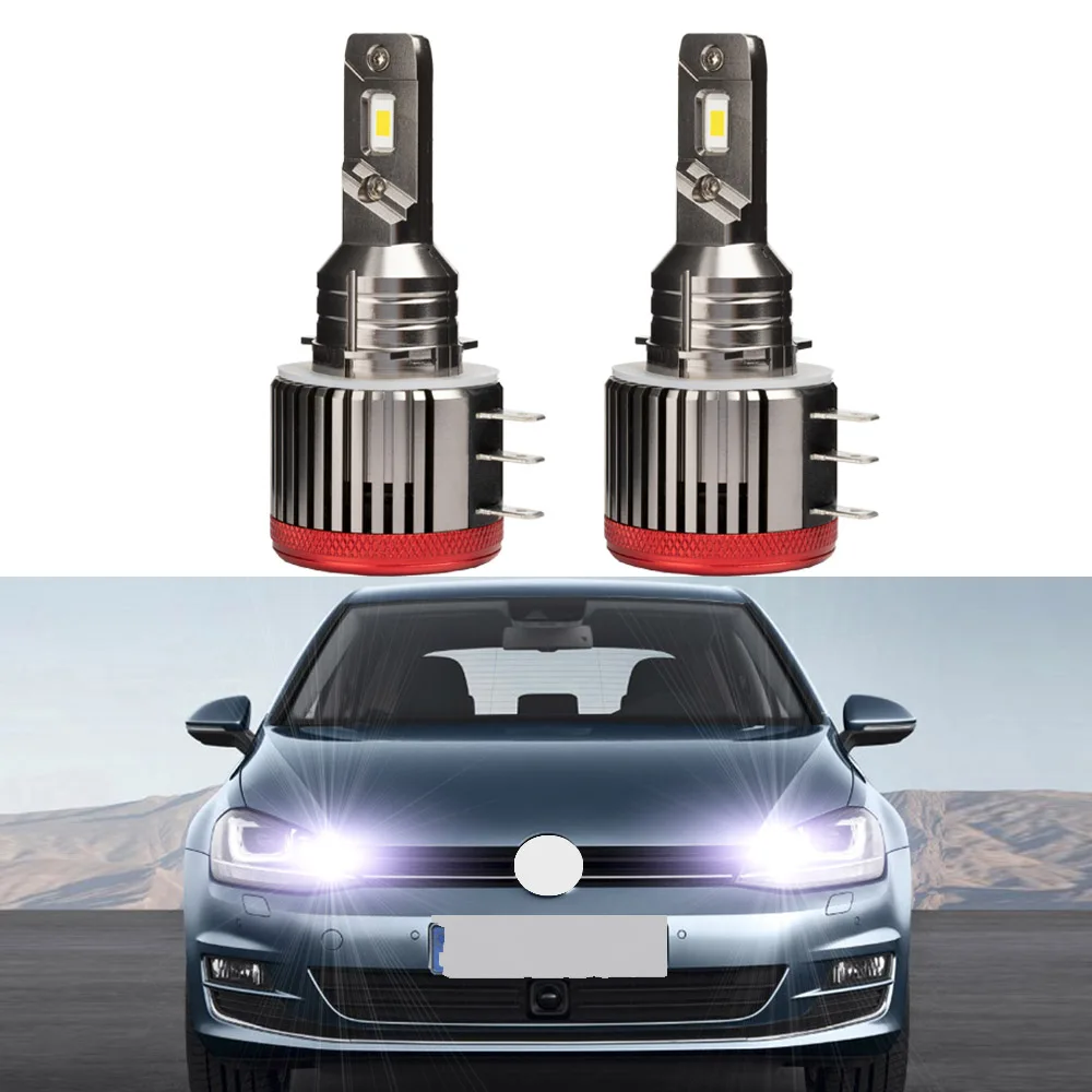 2PcsForVWVolkswagenGolf7201420152016H15LedHeadlightBulbCANBUS80WLED.jpg