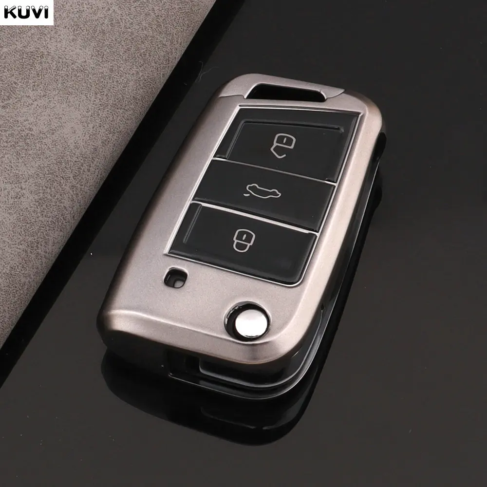 Premium TPU Car Key Case Cover with 3-4 Button Design