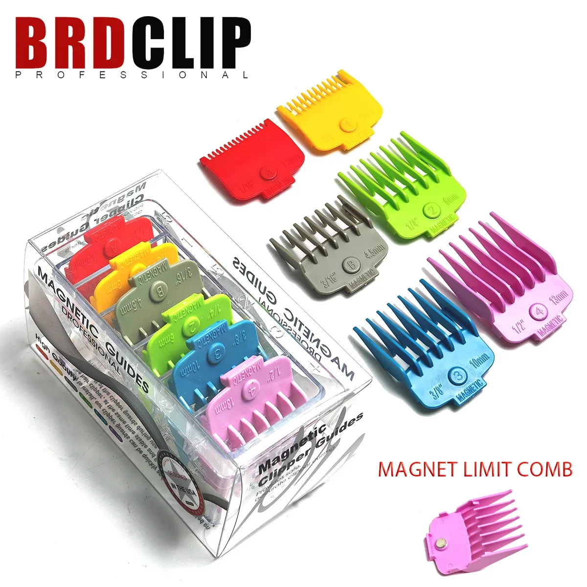 Hair Clipper Positioning Comb 6pc Hairdressing Tools