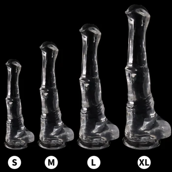 Super Huge Animal/Horse Dildo Big Butt Plug Fake Penis Giant Monster Cock Dick Prostate Massager Vagina Stimulate Erotic Toys 5