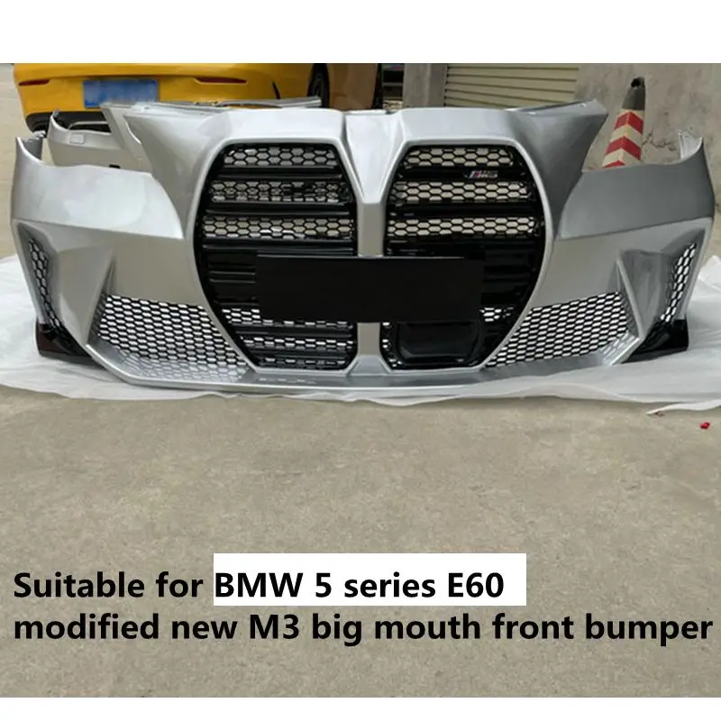 超美品BMWE60後期フロントバンパーグリル付カラー475｜車・バイク・自転車