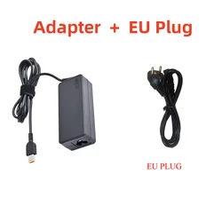 65W Square USB Laptop Charger Power Adapter (Adapter with EU plug)