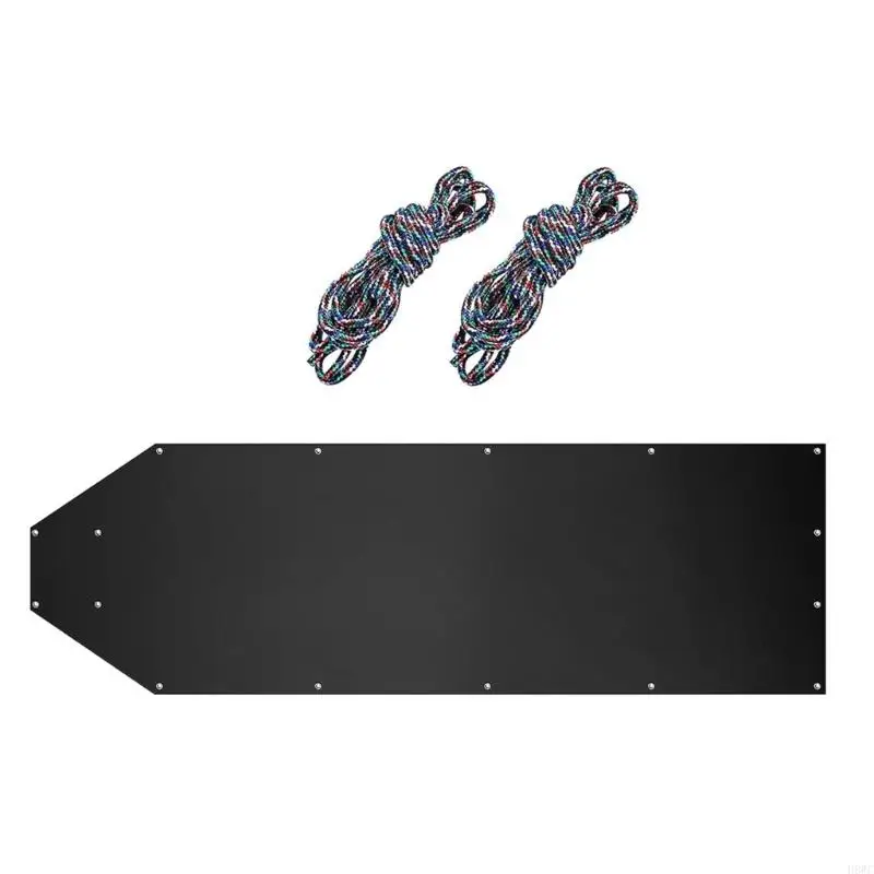 H8WC Portable Ice Fishing Sled Deer Drag Sled for Ice Fishing, Hunting Game Durable