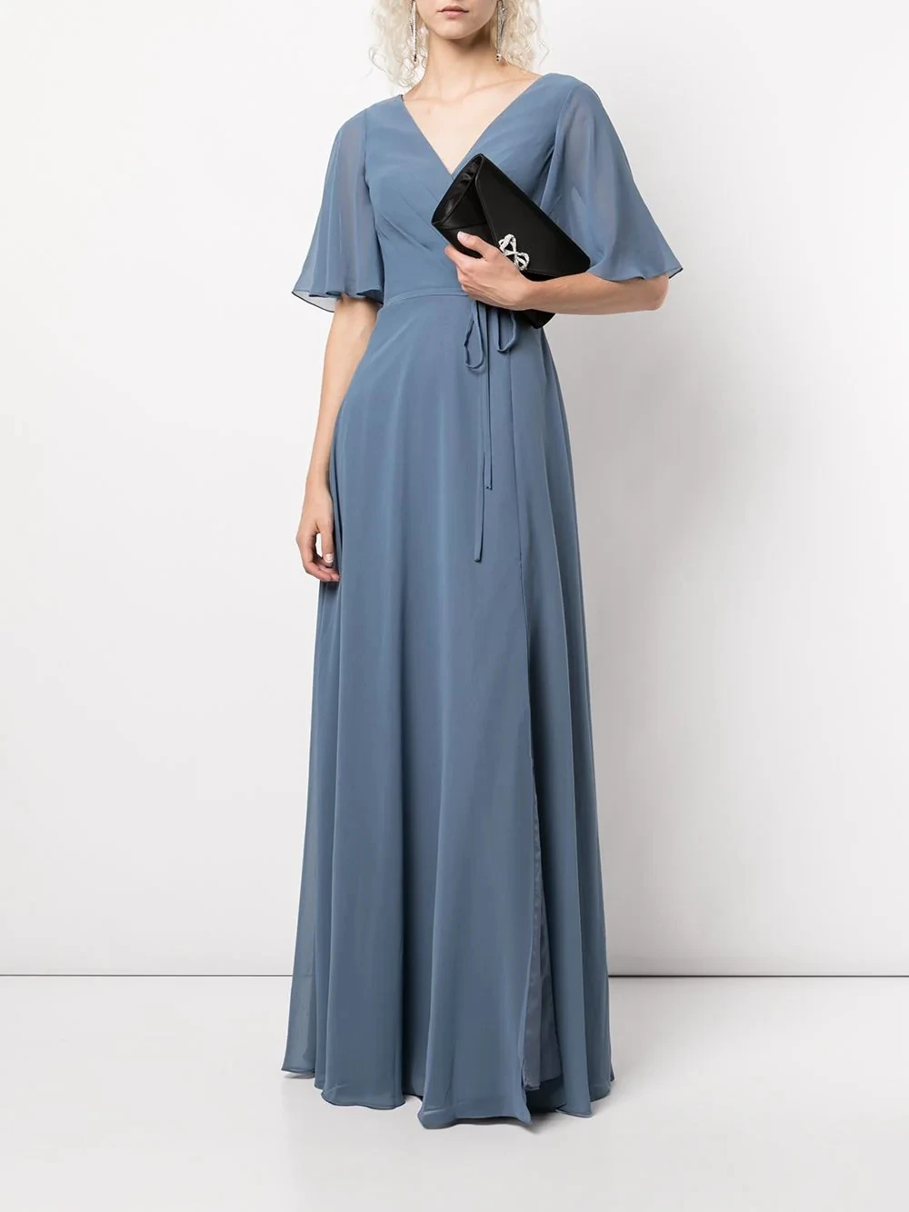 

Mother of the Bride Dresses V Neck Short Sleeves Wedding Party Gowns Floor-Length A-Line Robe De Soirée Femme فساتين حفلات الزفا