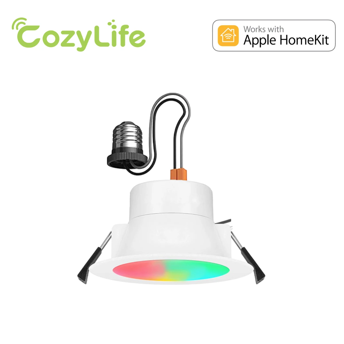 

Светодиодный светильник CozyLife HomeKit, цветные осветительные приборы с поддержкой Alexa, 6 дюймов, 17 Вт, цвет RGB + WW + CW
