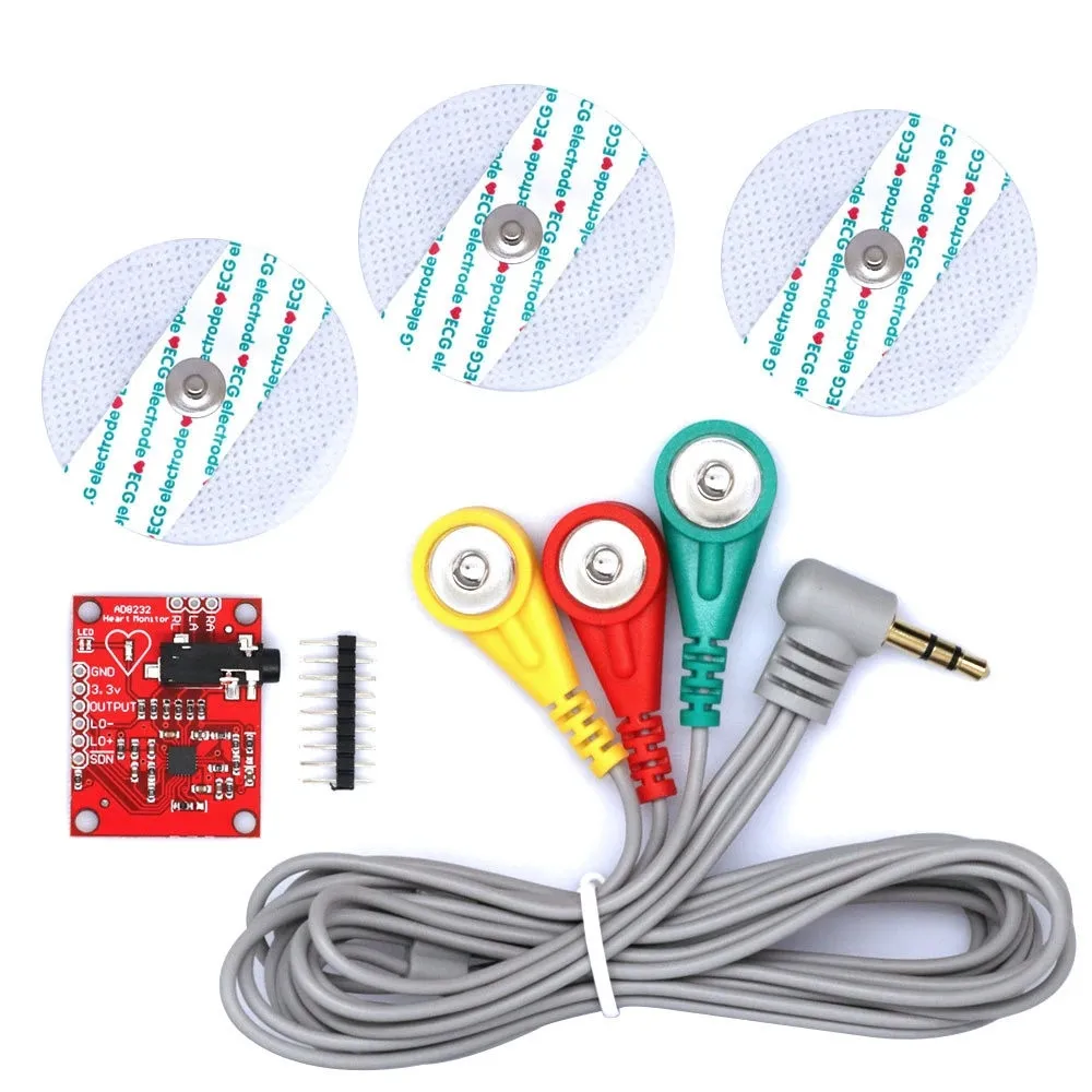 AD8232-ECG-Physiological-Measurement-Heart-Pulse-Single-Lead-Heart ...