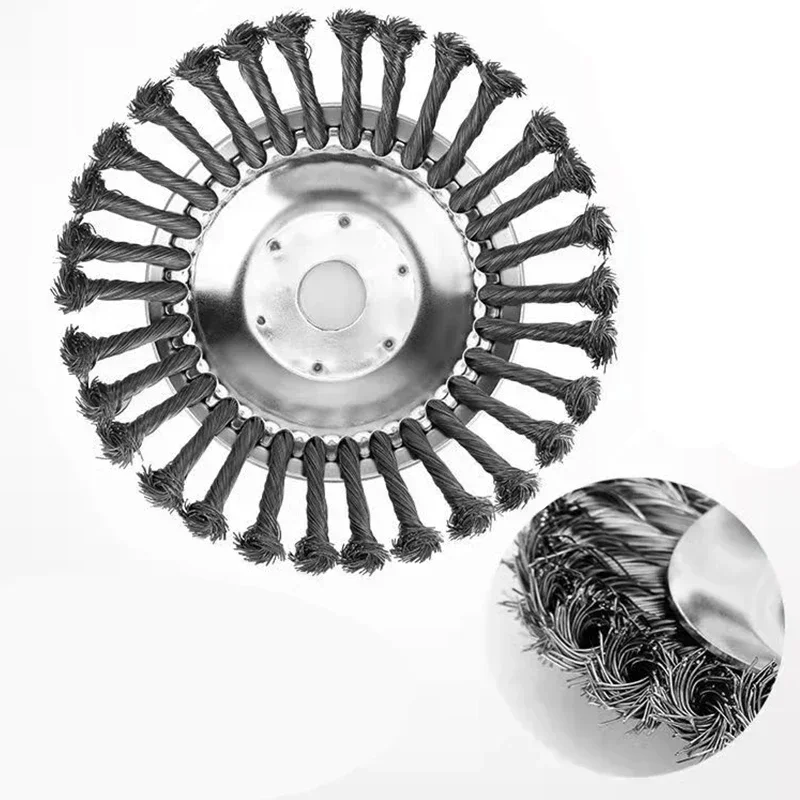 150mm Steel Wire Wheel Grass Trimmer Head For Lawn Mower