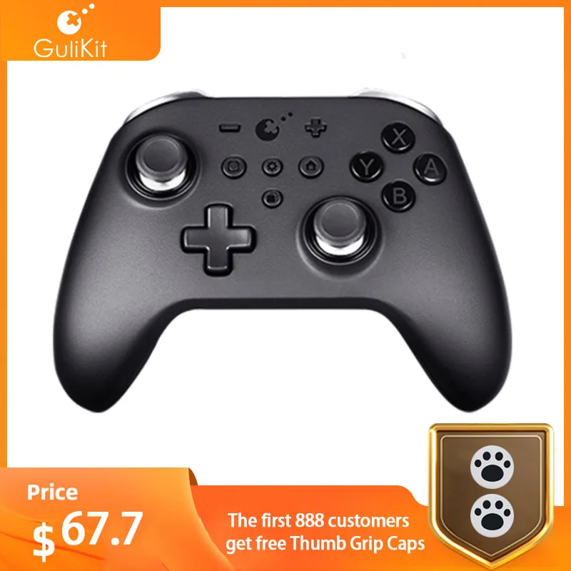 

GuliKit KingKong 2 Pro Controller NS09 Wireless Bluetooth Gamepad Joystick for Nintendo Switch Windows Android macOS iOS