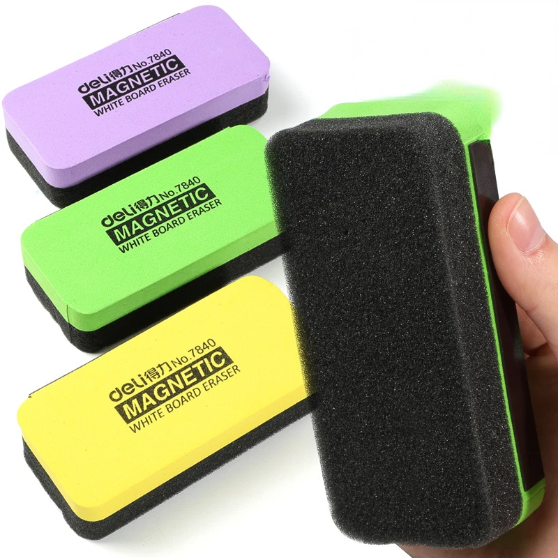 Kawaii Magnetic Whiteboard Erasers Dry Erase Marker White Board Cleaner School Office Supplies Size 110mm X 50mm X 30mm magnetic whiteboard erasers