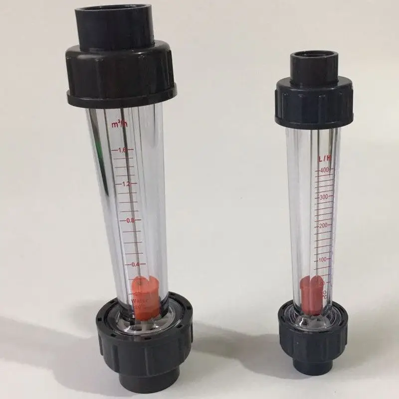 PVC plastic tube rotor flowmeter LZS-15 threaded connection float flowmeter