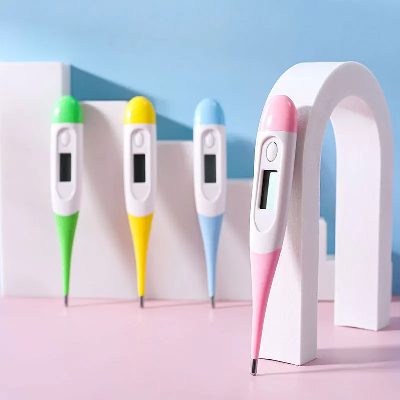 8 Seconds Backlit Fever Thermometer Medical Household Digital LCD Medical Fast Measure Kids Baby Child Adult Body Soft