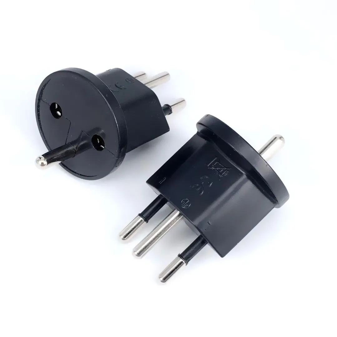 1PC European France TO Swiss plugs Travel Adapter 3 pin plug 10A 250V Power Plug EU to