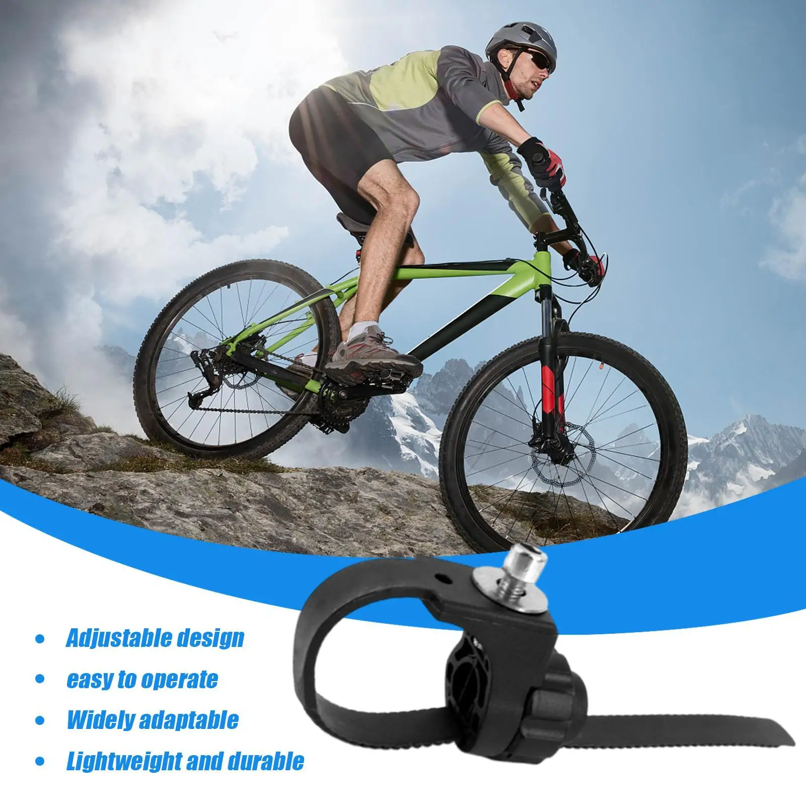 2pcFrame Mount Bike Mudguard Side Wire Screw Mounting Fork Bracket Adapter For Bike Front Rear Rack Adjustable Ring Modification