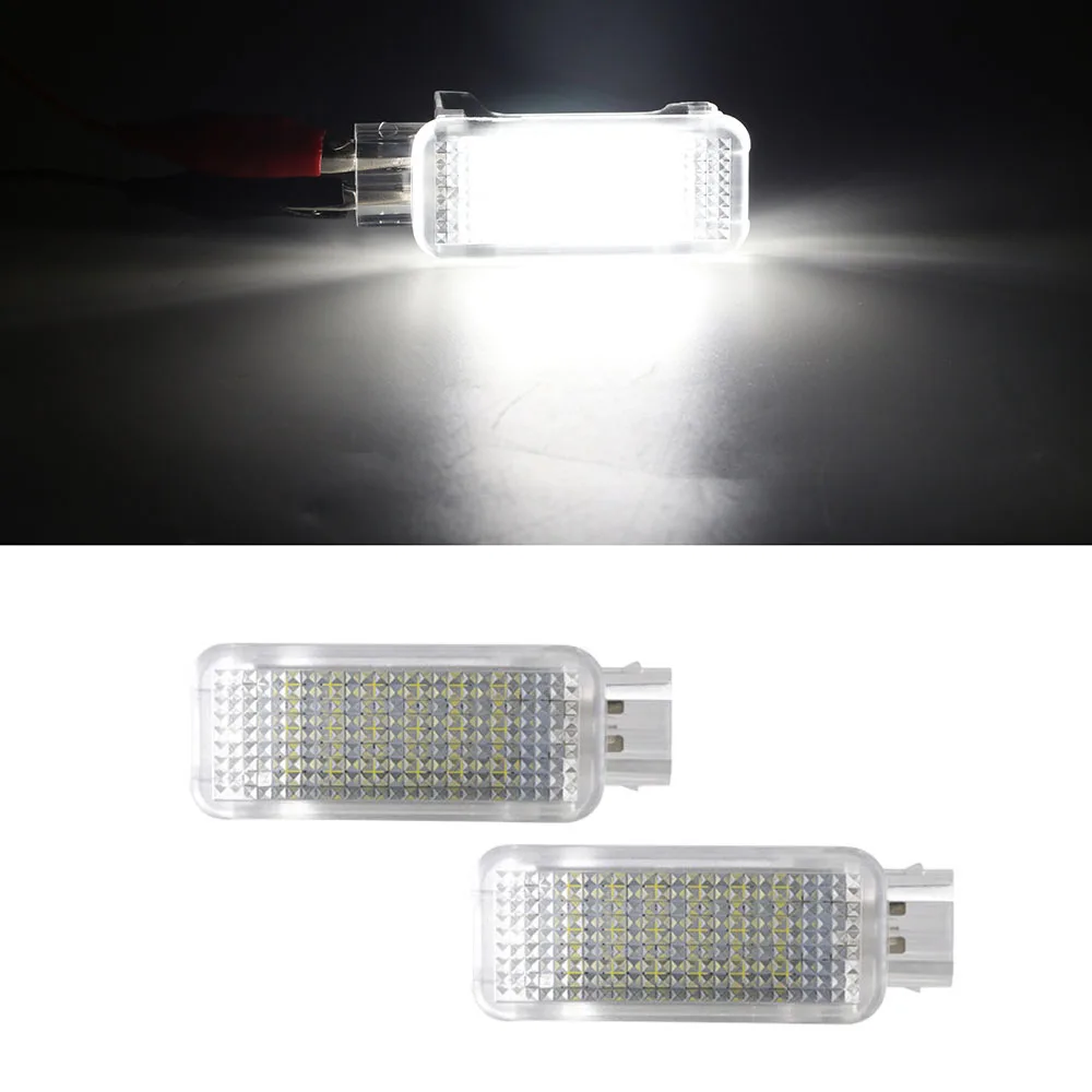 Luz LED roja para puerta de cortesía, lámpara de luz para maletero de Audi  A3 8P