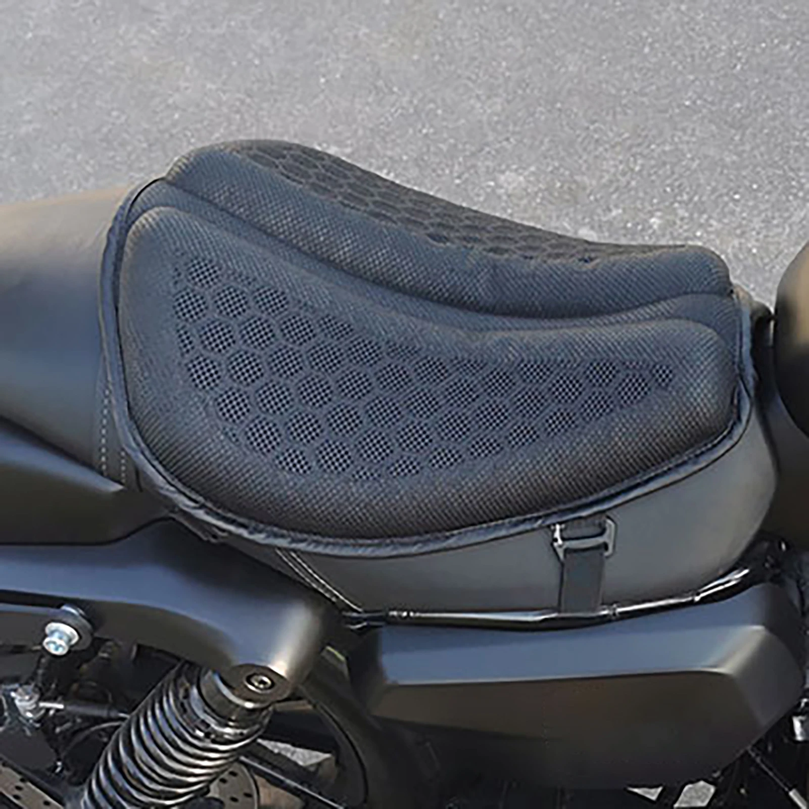 Motorcycle Seat Cushion AntiSlip Motorcycle Inflatable 3D Blow Air