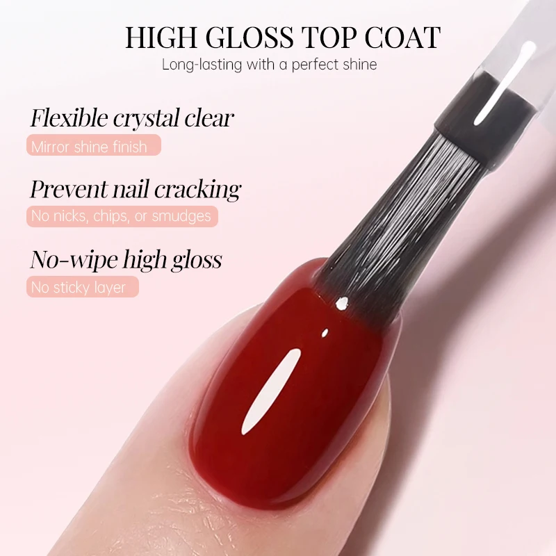 UR SUGAR 15ml No Wipe Top Base Gel Nail Gel Polish Matte Top Coat Enhancer Varnish Semi Permanent Soak Off UV LED Nail Art 3
