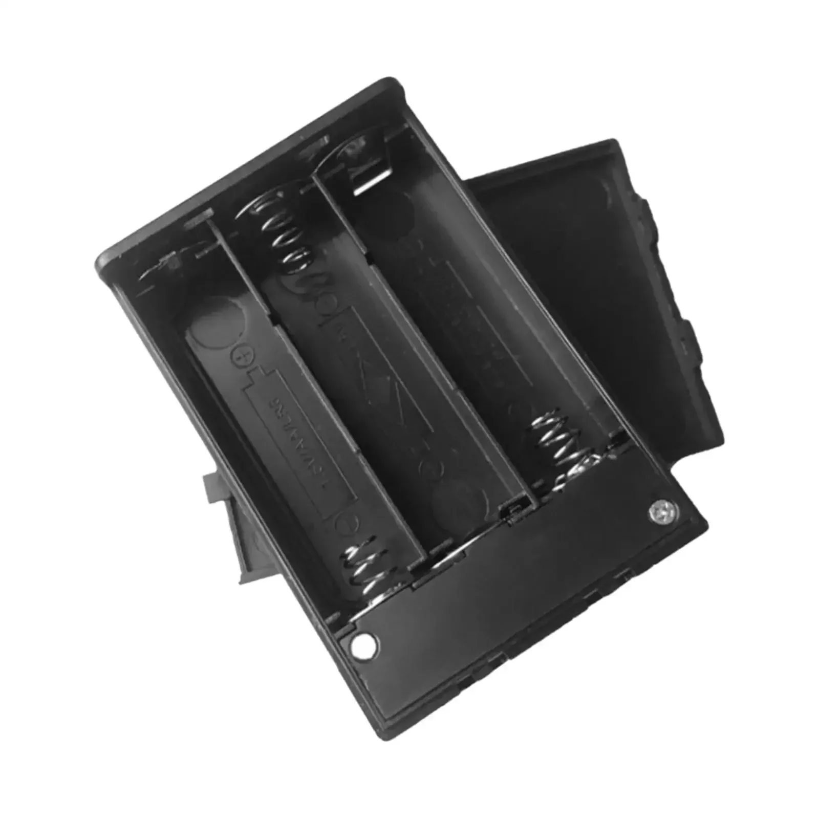 MAXCXT 배터리 케이스 3 AA 배터리 박스 거치대, ON-OFF 스위치, USB 암 소켓, 레고 라이트용 블랙