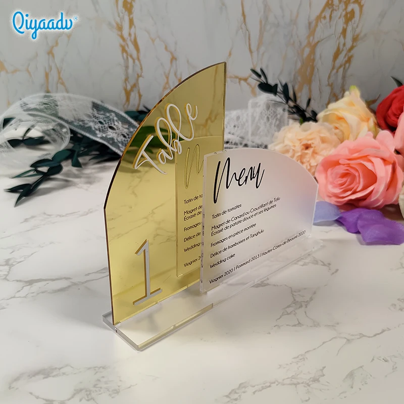 Acrylic Table Number Plates for Weddings Parties Festivals acrylic party decorations