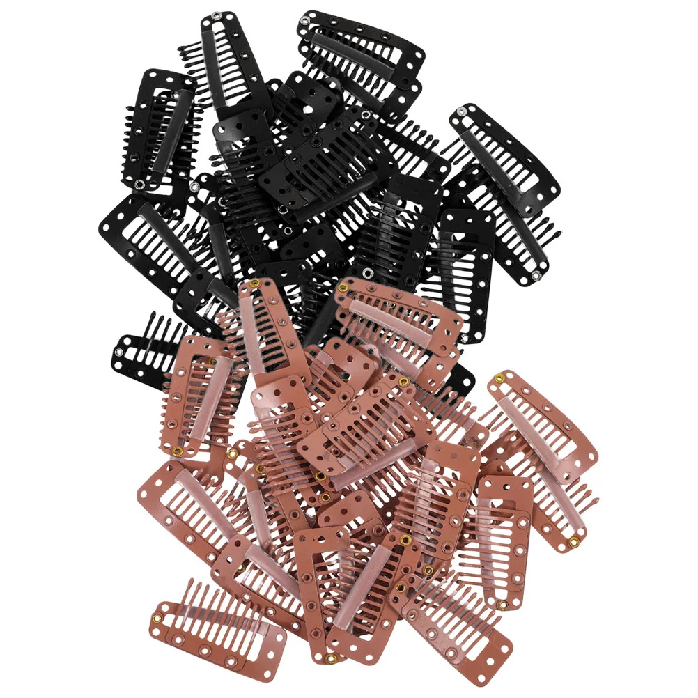

40 Pcs Hair Extensions Hairpin Hairclip Bobby Pins Clips for Wigs Making Button