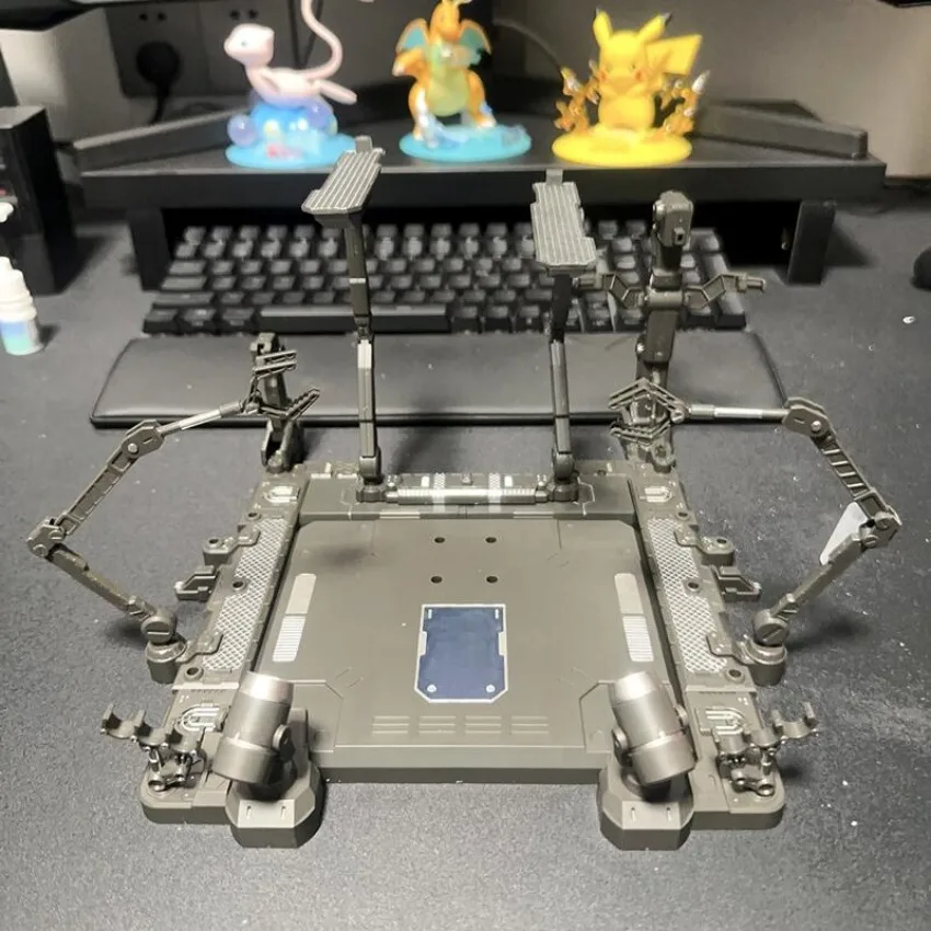 EW RG 1/144 Model Display Stand for Gundam Universal Platform Hangar Showcase Anime Action Figure Collection Toys Show Stage