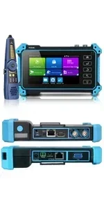 IPC-5200/5100 Plus 8MP 4K AHD CVI TVI CVBS IP Camera Test 5.4" IPS Touch Screen