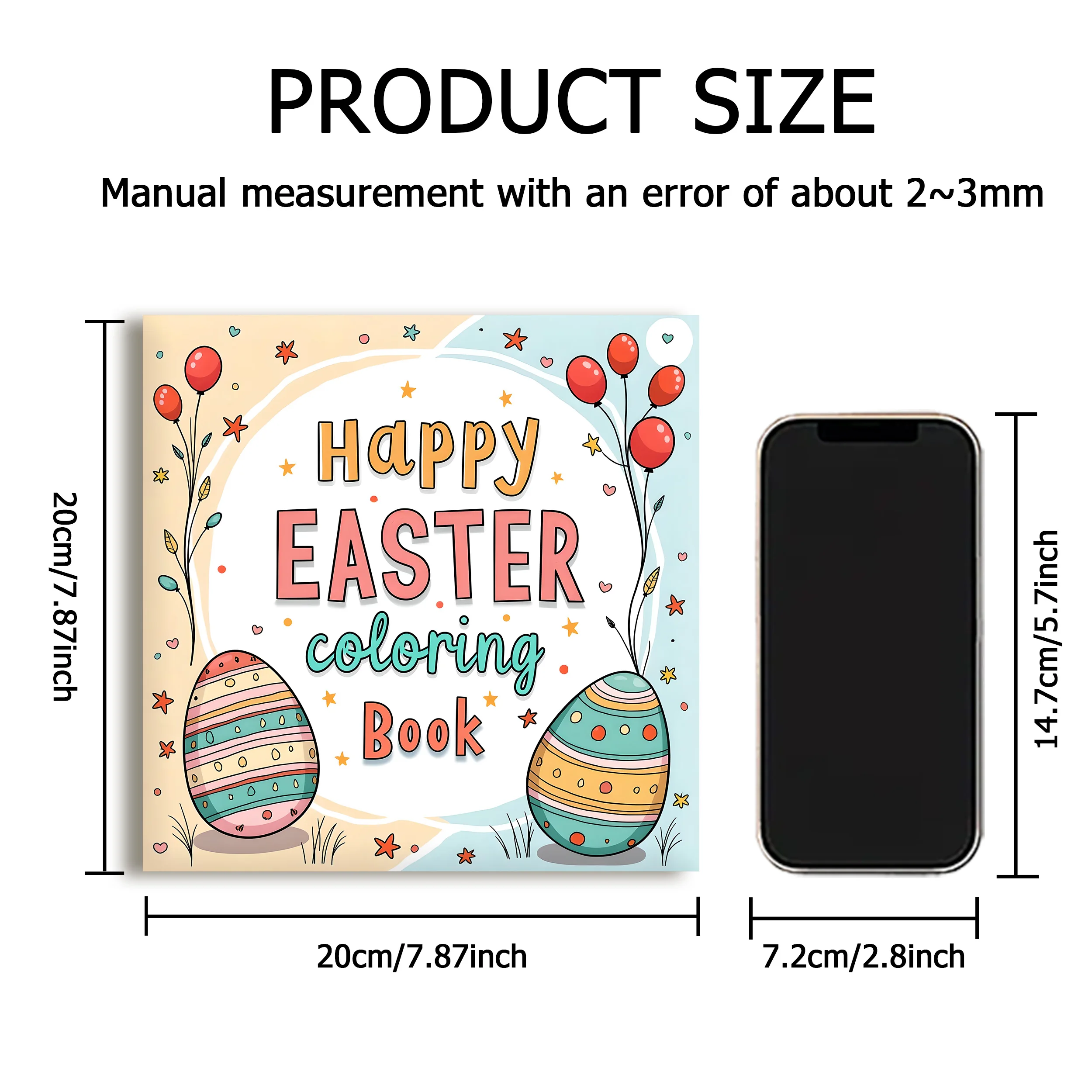 The Coloring Book Easter Theme for Adults and Teens Features Cute Bunnies and Eggs, Happy Easter Holiday Gifts 3