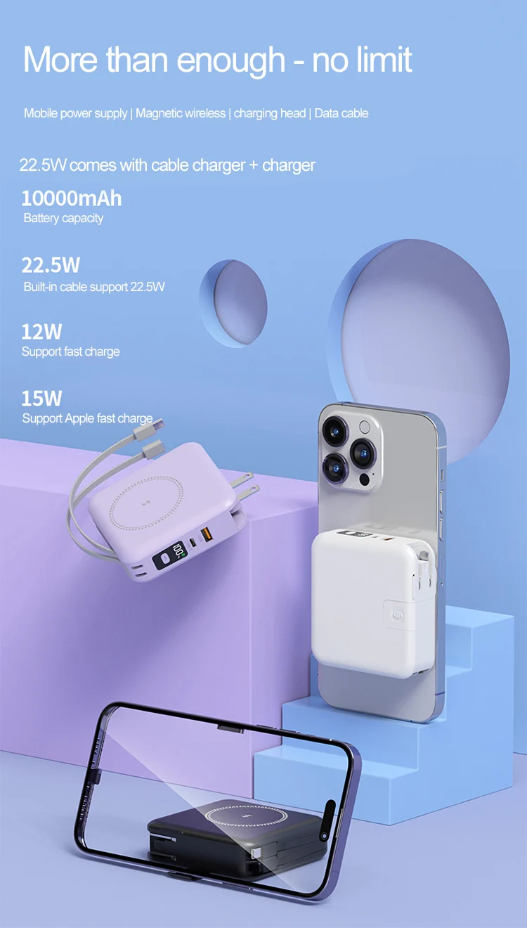 Wireless Fast Charging Power Bank in Action