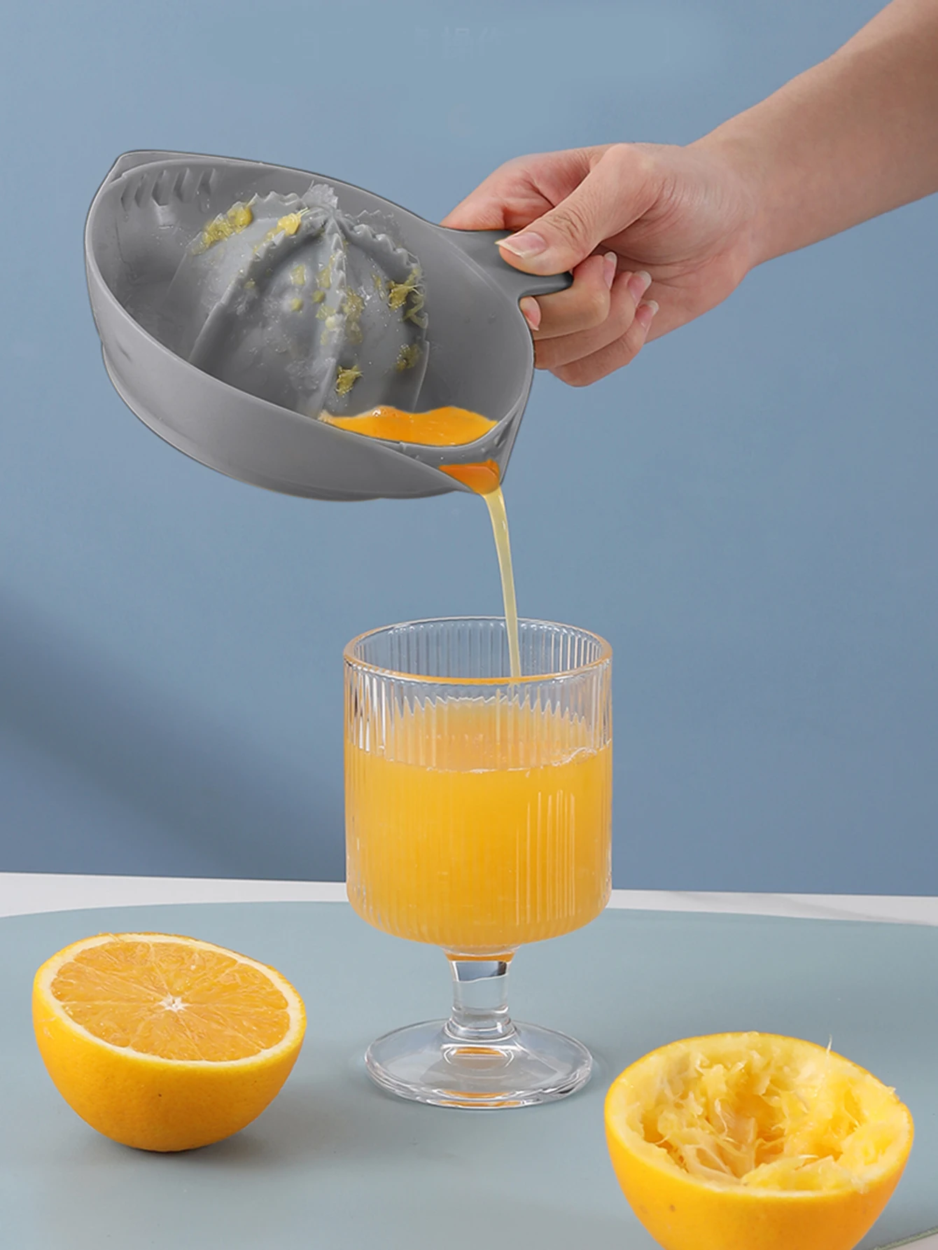Manual Portable Lemon Squeezer Orange Juice Squeezer fruit juicer lemon squeezer juice accessories High Juice Yield Plastic Fruit Tool Multifunction Kitchen Accessories