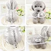 During the rainy season, dogs go out in transparent raincoats; Hooded waterproof jacket made of soft PVC material, dog raincoat