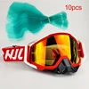10Pcs/Lot Disposable Tearable Films for Motocross Goggles Motorcycle Sunglasses Glasses MTB ATV Mask Windproof Protective Films 6