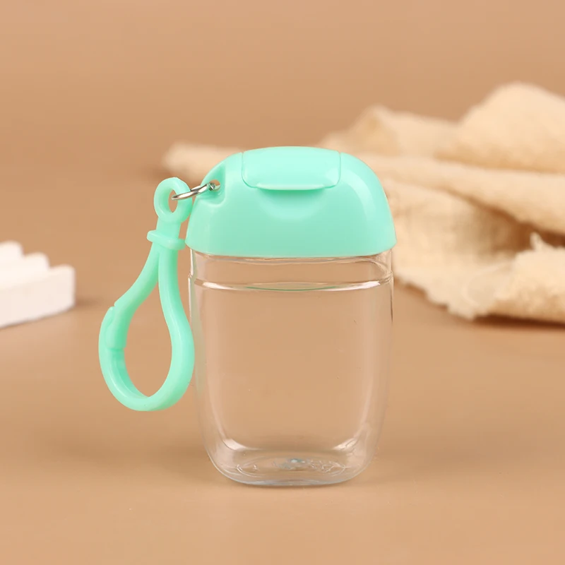 30 ml tragbare nachfüllbare Flaschen mit Haken Händedesinfektionsmittel Alkohol Kosmetikbehälter Outdoor Mini Seifenspender Behälter – Detail 19