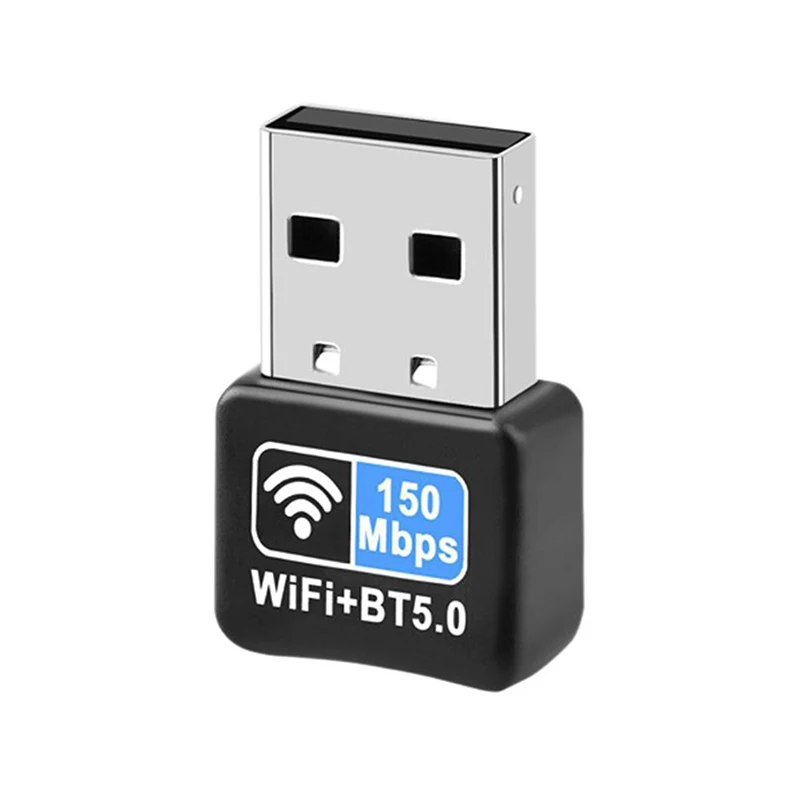 

150 Мбит/с мини USB беспроводной Wi-Fi адаптер Wi-Fi сеть LAN Карта Bluetooth 5,0 802.11N адаптер сетевая карта для ПК настольного компьютера