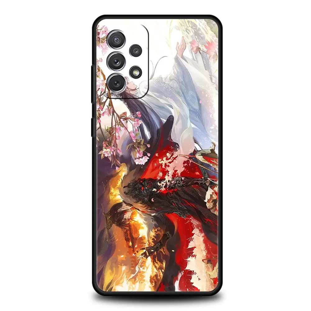 Versatile Protective Phone Case Featuring Erha and His White Cat Master Design
