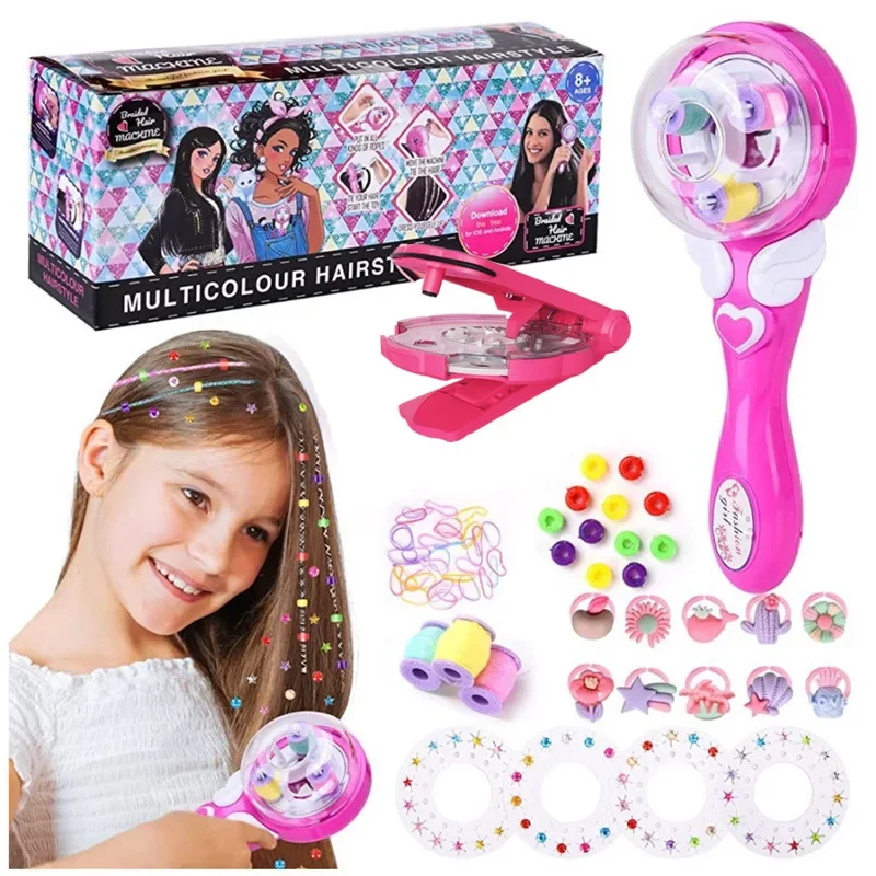 Magic Automatic Hair Braider Two-in-one Hair Stick Bling Accessories Diy Handmade Ornaments Girls Toys