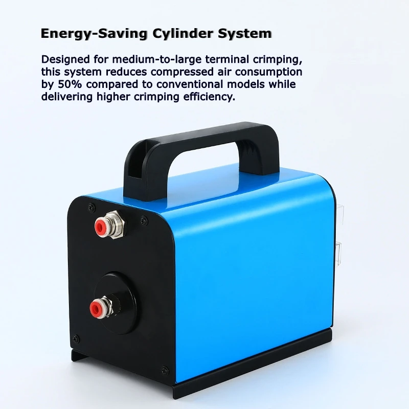 Energy-Saving Cylinder Portable Design Interchangeable Crimper Jaws 2.3T Pneumat
