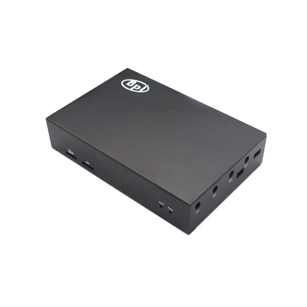 Banana pi Bpi-r3 Aluminum Case Metal Shell Fonte de Alimentação Opcional Antena Wifi para Bpi r3 - Imagem 4