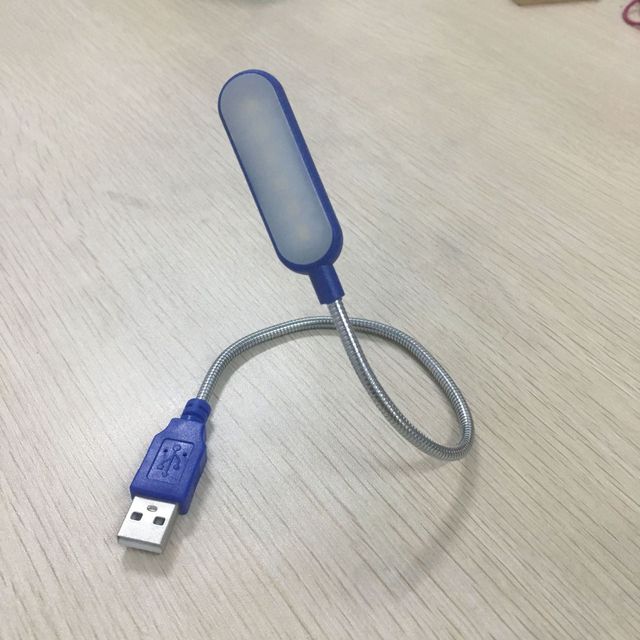 USB LED Mini Book Light Reading Light Table Lamp Flexible 6leds USB Lamp for Power Bank Laptop Notebook PC Computer