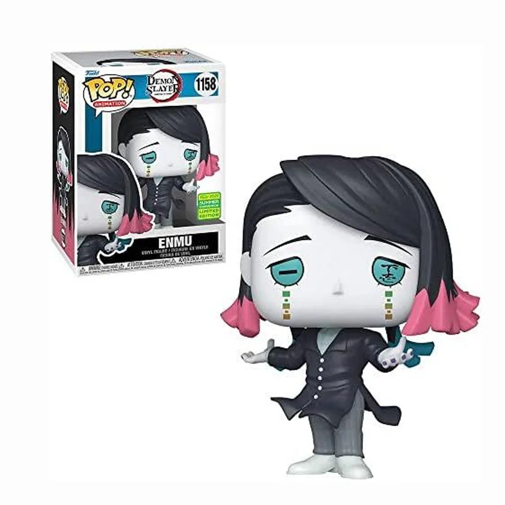 thumbnail image 5 of Figuras de acción de vinilo Funko Pop Animation Mulchiro Tokito #1193 Enmu #1158 Demon Slayer, juguetes, regalos para niños, 5 of 5