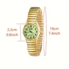 Couple Night Glow Surface Watch Spring Watch Elastic Elastic Watch Fashion Trend Big Digital Clear Watch 6