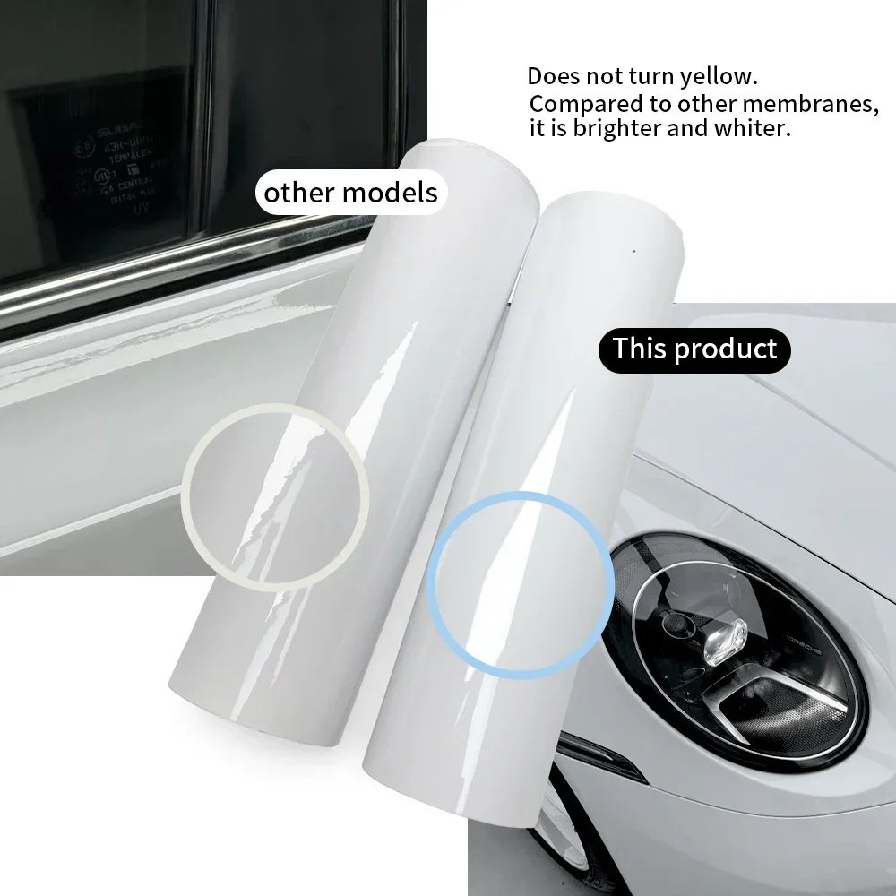 Gloss PET Auto Aufkleber Auto Vinyl Wrap Aufkleber Blase Kostenloser Auto Dekoration Aufkleber Universal RV Fahrrad Motorrad Auto Zubehör – Detail 2