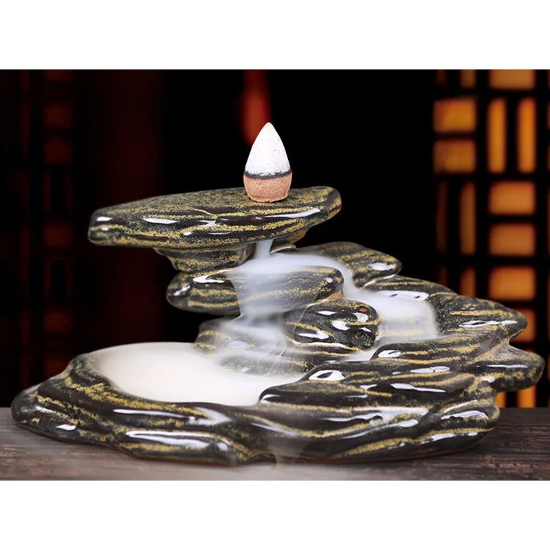 السيراميك الفن ارتجاعي مبخرة مبخرة حامل البخور فرن...