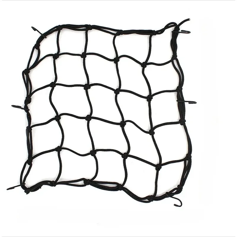 1-10PCS 40x40 Cm 오토바이 탄성 헬멧 카고 네트 연료 탱크 가방 수하물 전기 스쿠터 탄성 네트 헬멧 네트