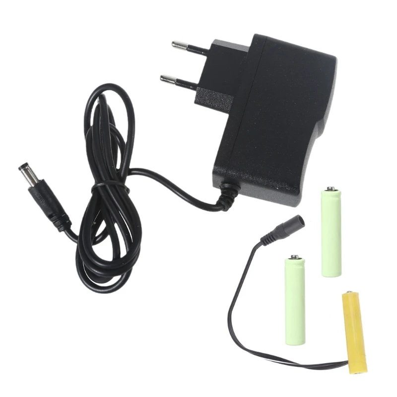 

AAA Battery Eliminators Power Supply Adapter,4.5V Replace 3x1.5V AAA Batteries to Mains Adapter for Detector,LED Light